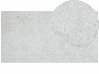 Koberec z umělé kožešiny 80 x 150 cm Gharry (světle šedá)