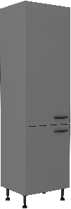Potravinová kuchyňská skříňka Nesia 60 DK-215 2F (Antracit)