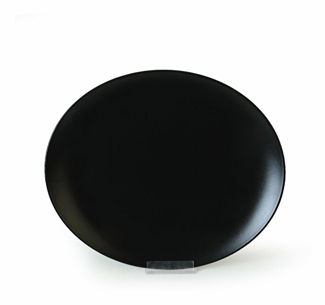 Sada mělkých talířů (6 ks.) Plates (černý mat)