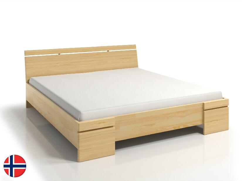 Manželská postel 140 cm Naturlig Bavergen Maxi Long (borovice) (s roštem)