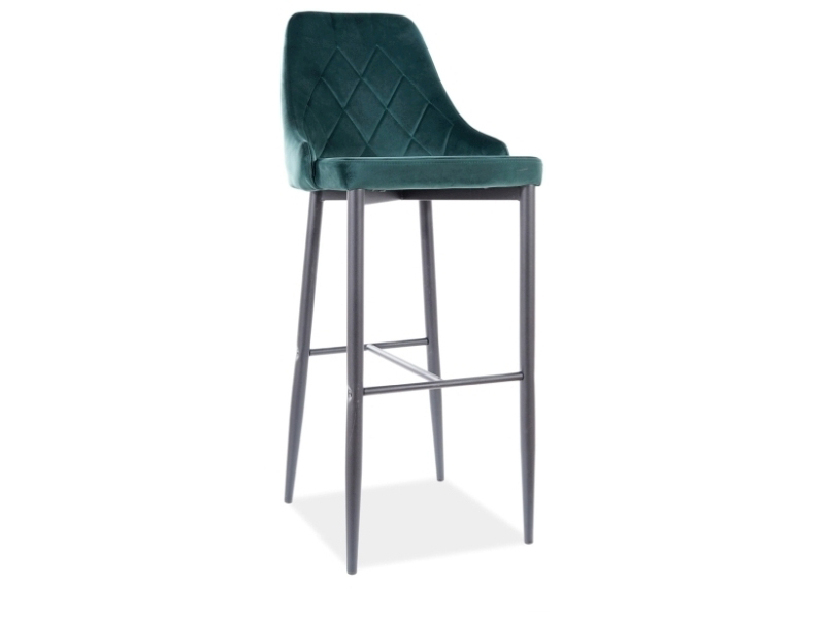 Barová židle Tilda (tmavě zelená)