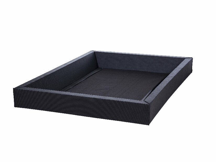 Manželská postel 180 cm AVENUE (s vodní matrací) (černá)