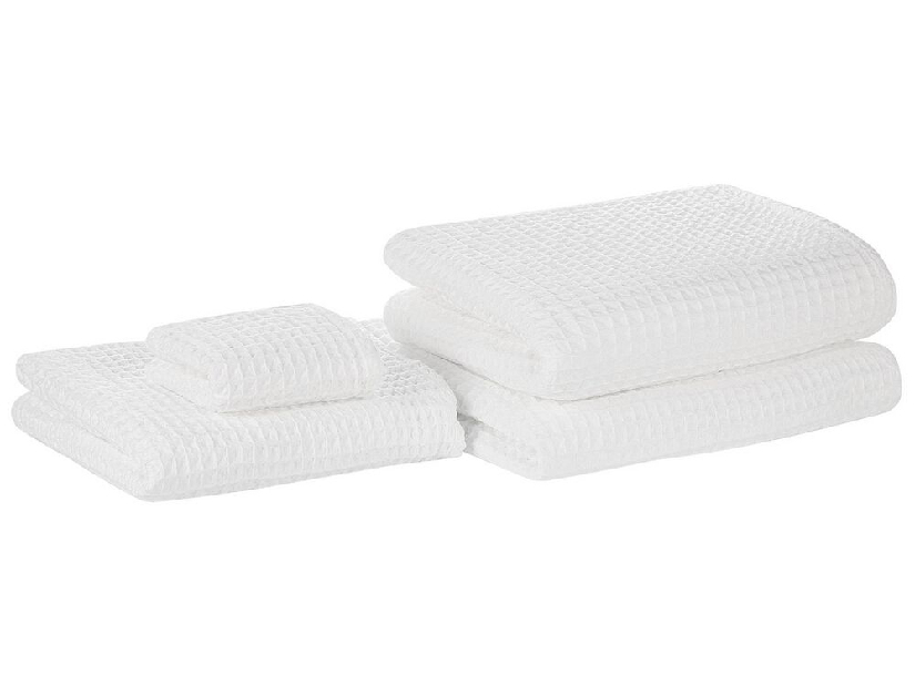Sada 4 ks ručníků Adrien (bílá)
