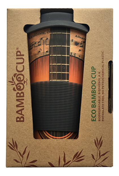 Termo hrnek Balev Bio Eco Bamboo Cup Guitar 0,4l