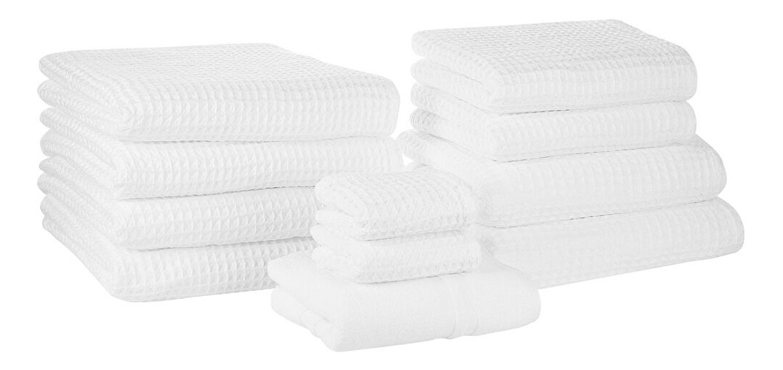 Sada 11 ks ručníků Aixin (bílá)