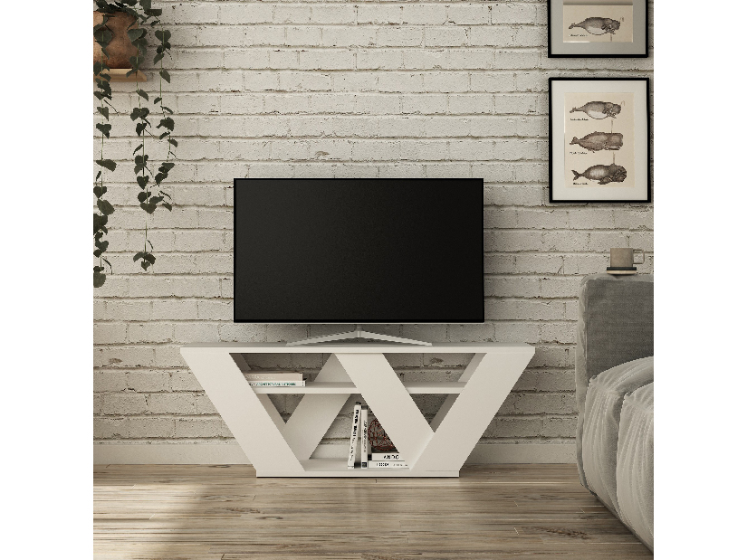 TV stolek Parvati (bílá)