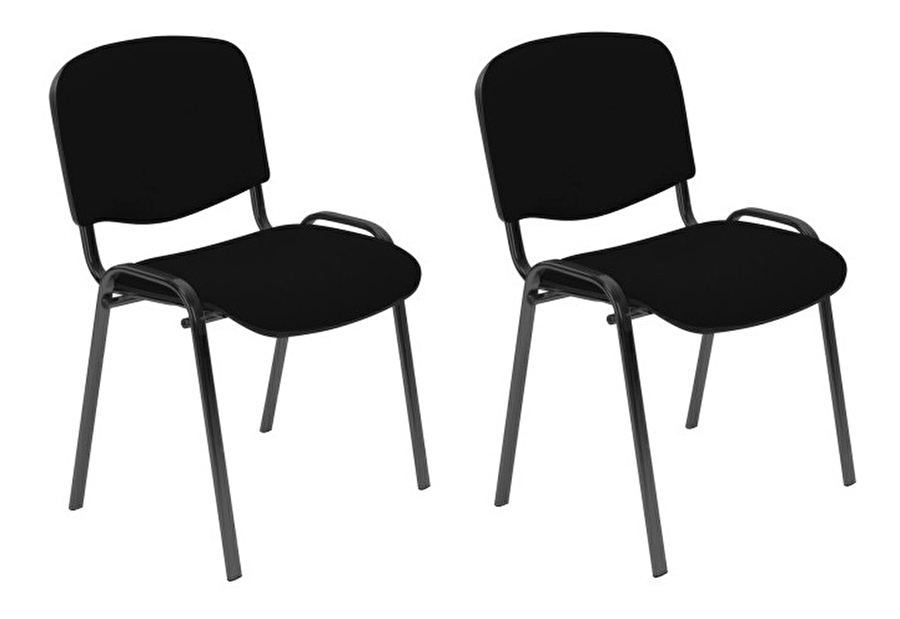 Set 2 ks. Konferenční židle Iso (černá) *výprodej
