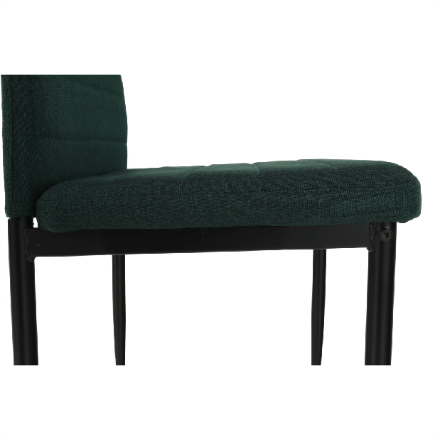 Jídelní židle Toe nova (smaragdová + černá)