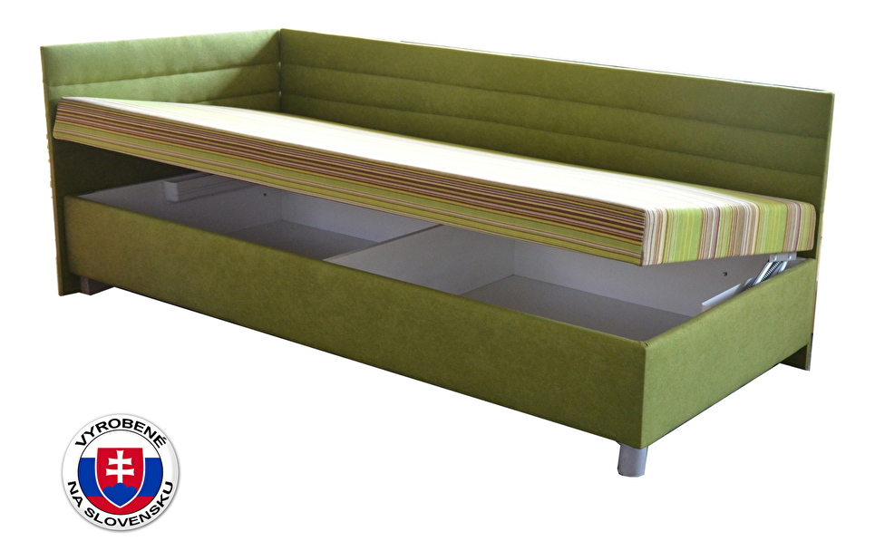 Jednolůžková postel (válenda) 110 cm Etile 2 (se 7-zónovou matrací standard) (L) *výprodej