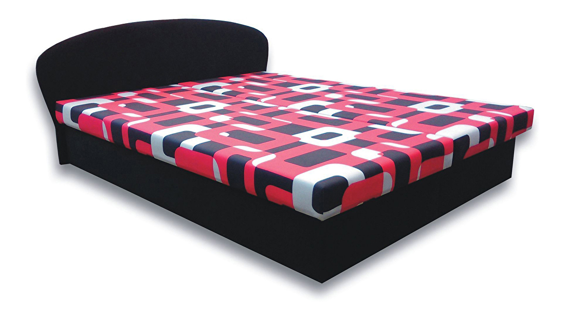 Manželská postel 160 cm Milka 5 (s pěnovými matracemi) *bazar
