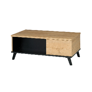 Konferenční stolek typ 8 Siralla (dub lefkas + černá)