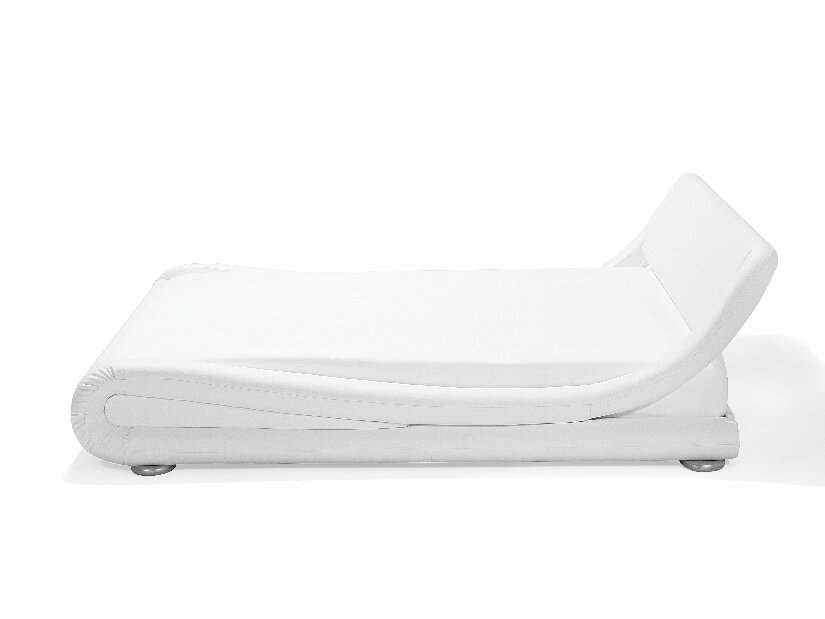 Manželská postel 180 cm AVENUE (s vodní matrací) (bílá)