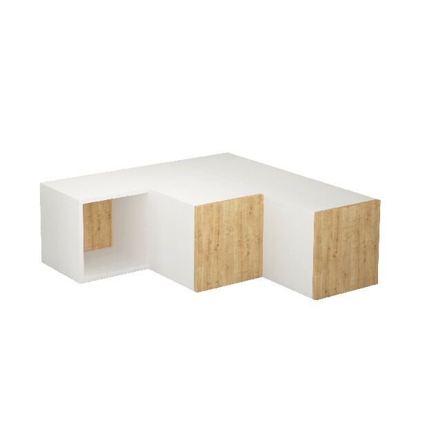 TV stolek/skříňka Cicone (Bílá + Dub)