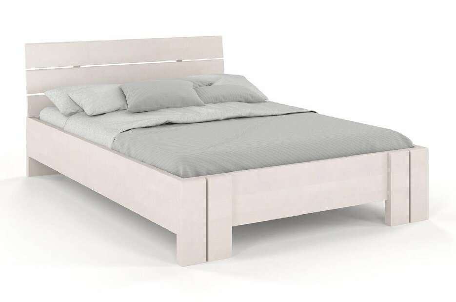 Manželská postel 160 cm Naturlig Tosen High (buk)