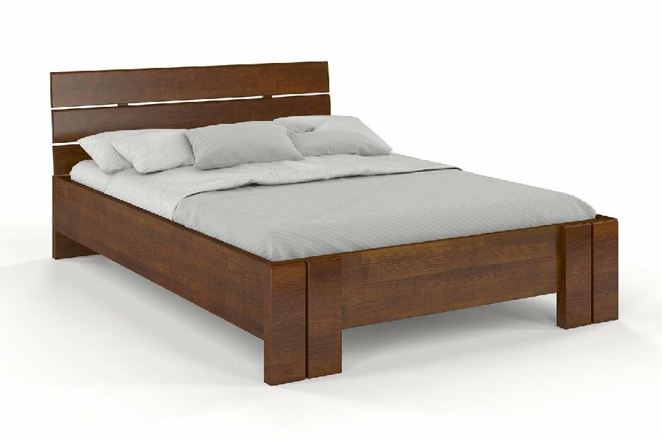 Manželská postel 200 cm Naturlig Tosen High (borovice)