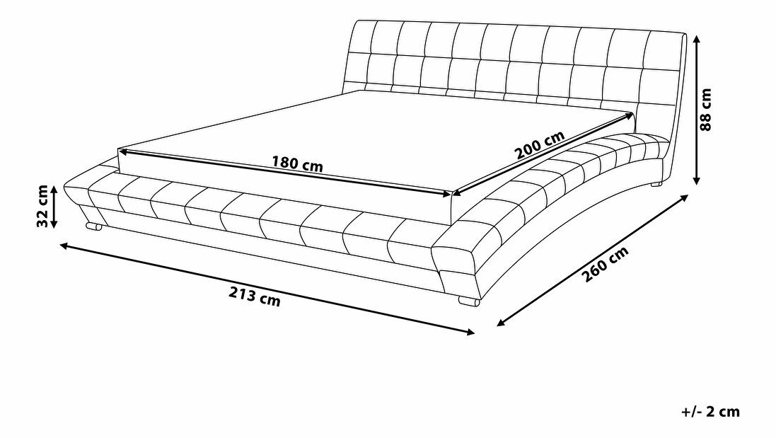 Manželská postel 180 cm LILLY (s roštem) (růžová)