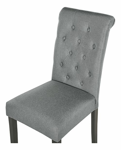 Set 2 ks. jídelních židlí VALLA (šedá)