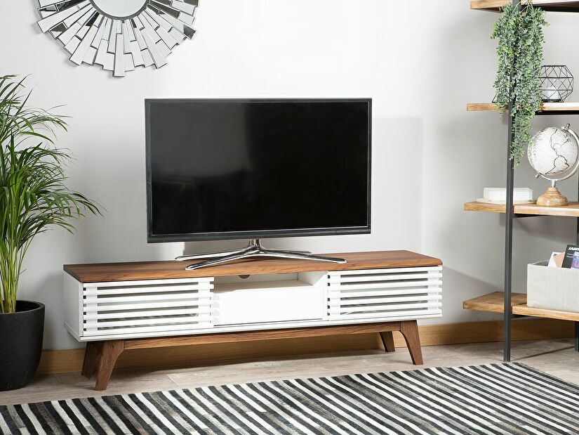 TV stolek/skříňka Dawei (tmavé dřevo)