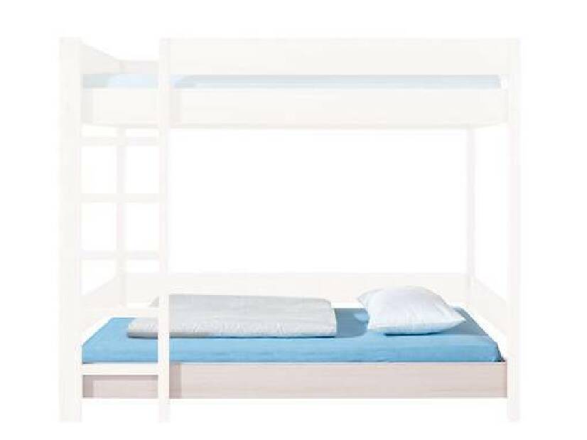 Jednolůžková postel 90 cm BRW Rupi LOZ/80/PIETRO/DOL (s matracem a roštem)