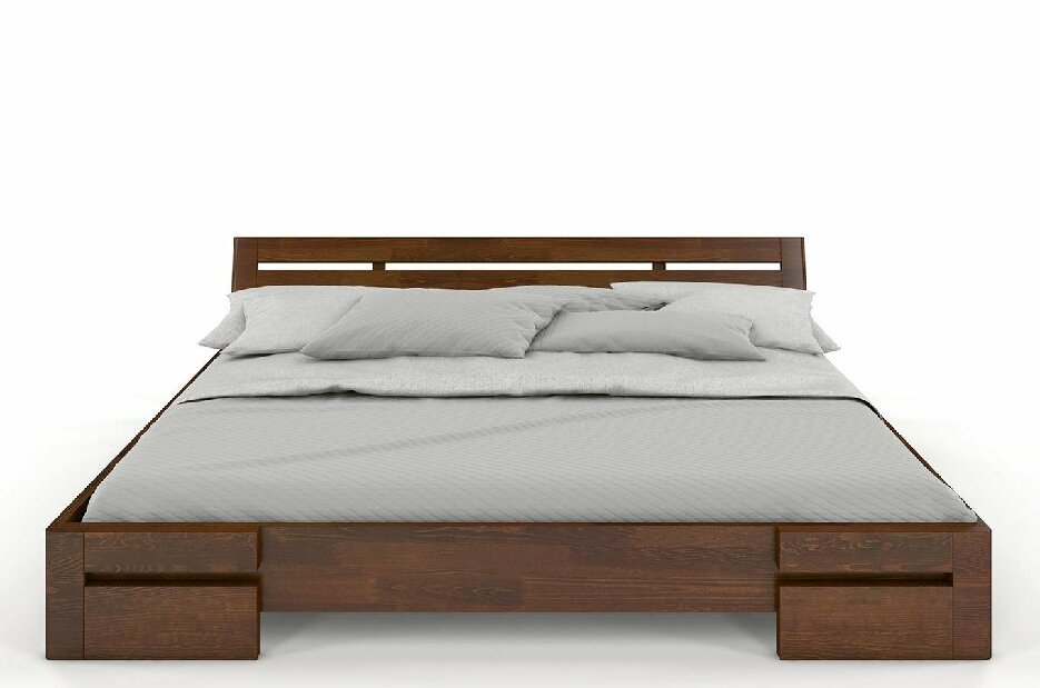 Manželská postel 200 cm Naturlig Bokeskogen (borovice)