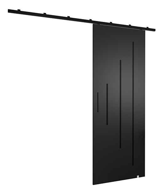 Posuvné dveře 80 cm Zodiac Y (černá matná)