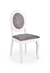 Jídelní židle Bentlix (šedá + bílá)