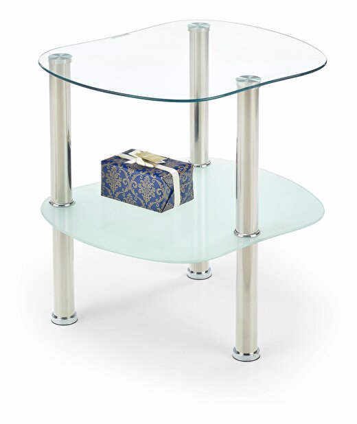 Konferenční stolek Arya (mléčné sklo) *výprodej