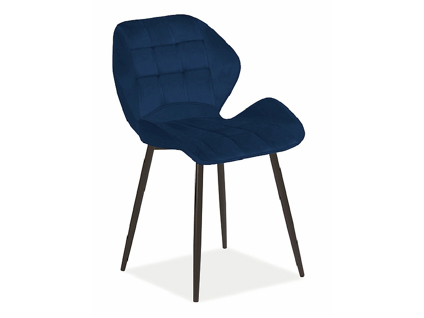 Jídelní židle Hiram (námořnická modrá + černá)