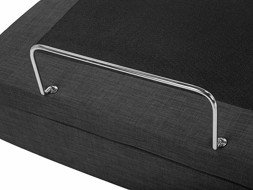 Manželská postel 180 cm DUCHE (šedá)