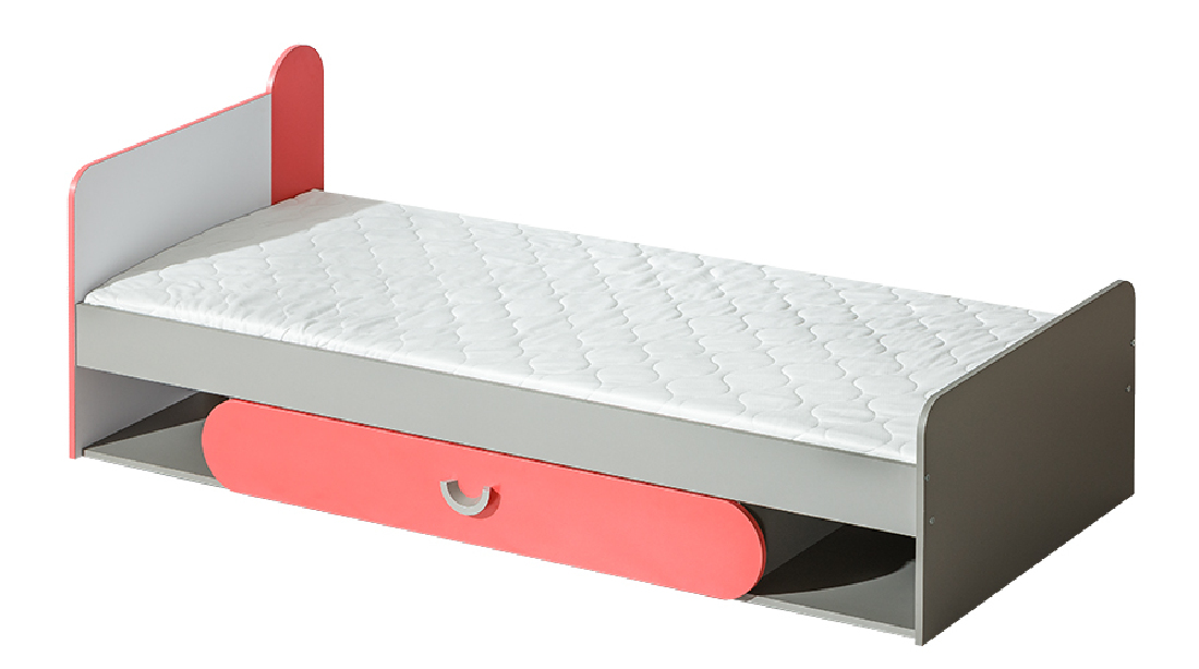 Jednolůžková postel 80 cm Flume F13 (s roštem a úl. prostorem)