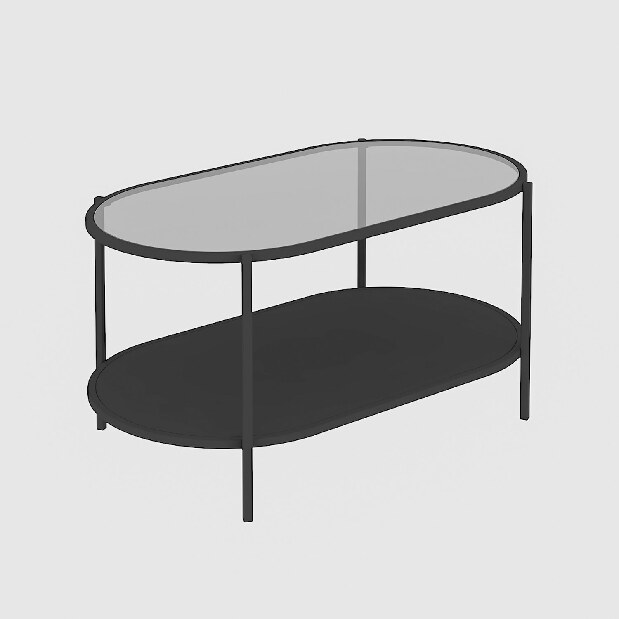 Konferenční stolek Tina (Černá)