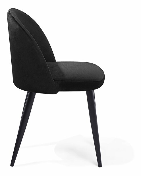 Set 2ks. jídelních židlí Visla (černá)