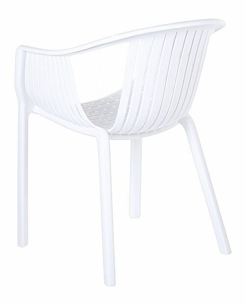 Set 4 ks zahradních židlí Napza (bílá)