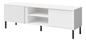 TV stolek/skříňka Munkki 6 (bílá + černá)