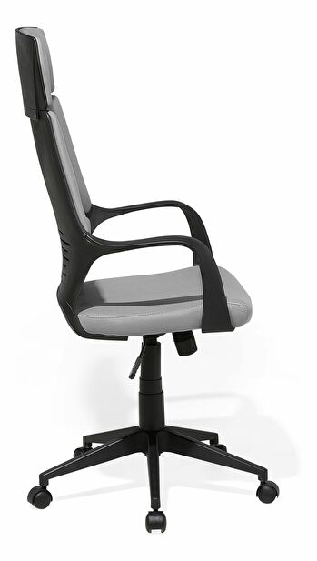 Kancelářská židle Delhi (šedá + černá)