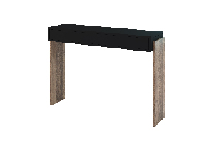 Konzolový stolek Zantra (černá + dub colonial grange)