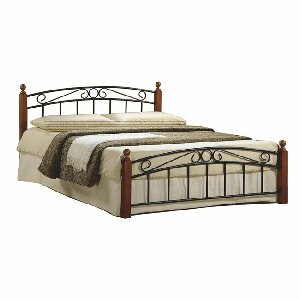 Manželská postel 140 cm Dolores (s roštem)