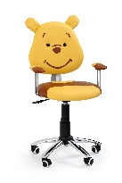 Dětská židle Kausi (žlutá + hnědá)