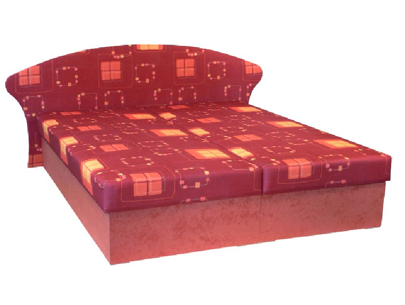 Manželská postel 160 cm Lukáš (se sendvičovou matrací)