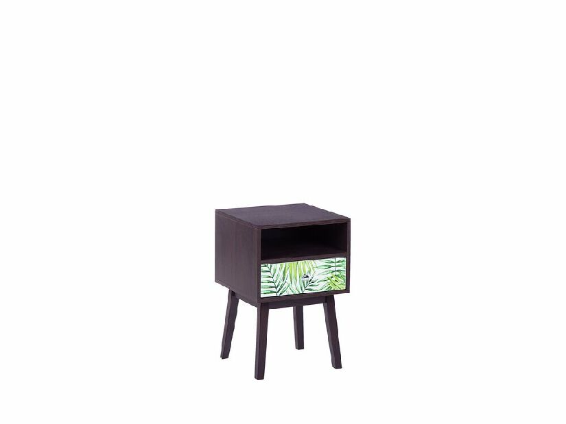 Noční stolek Renner (tmavé dřevo)