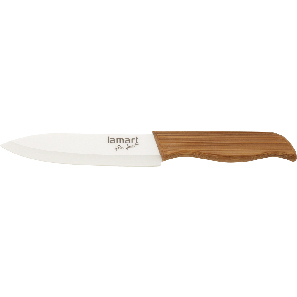 Kuchyňský nůž Lamart Bamboo 13cm (hnědá)