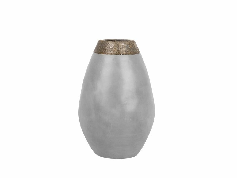 Váza CORIBA 32 cm (keramika) (šedá)