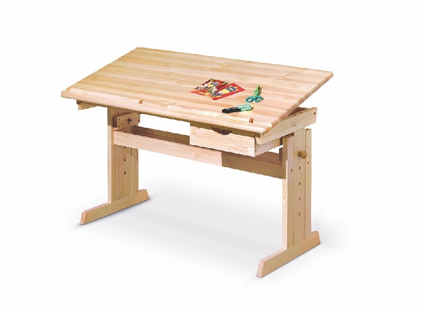 Dětský psací stolek Melk (borovice)