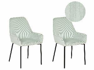 Set 2 ks. jídelních židlí LARNO (mátová)