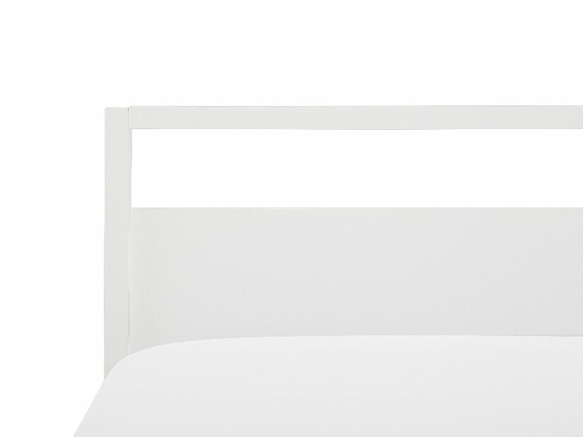 Manželská postel 180 cm GIACOMO (s roštem) (bílá)