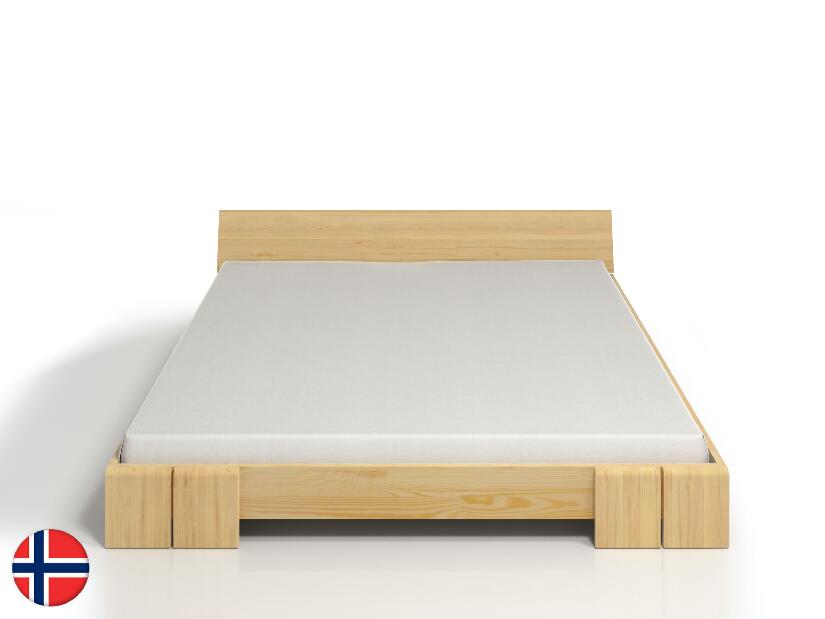 Manželská postel 160 cm Naturlig Galember (borovice) (s roštem)