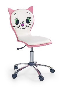 Dětská židle Luoda 2 (bílá + růžová)
