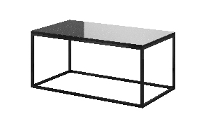 Konferenční stůl Henry Typ 99 (černý + černý vysoký lesk)