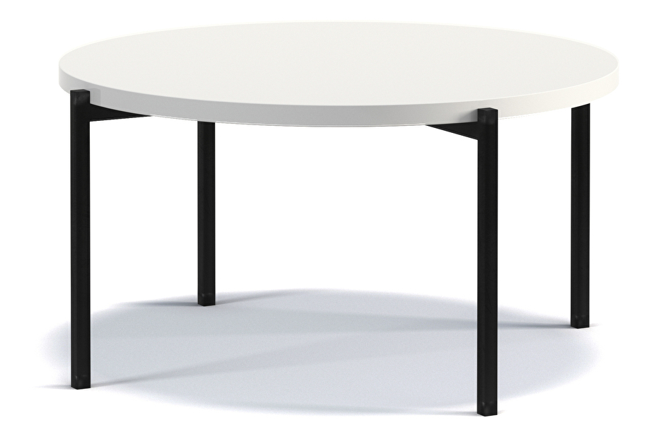 Konferenční stolek Sideria A (lesk bílý)