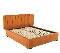 Čalouněná postel 140x200 cm Aria (oranžová)